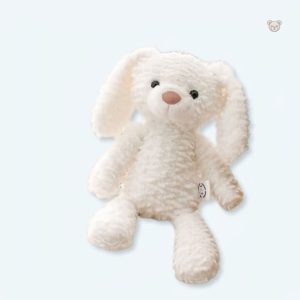 Peluche lapin blanc doux pour câlins enfant