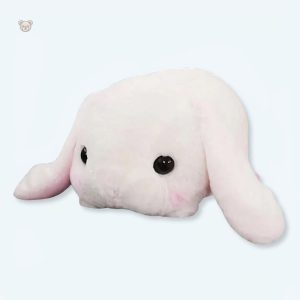 Peluche lapin blanc doux pour enfant
