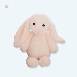 Peluche lapin blanc doux enfant kawaii pour câlins d'hiver