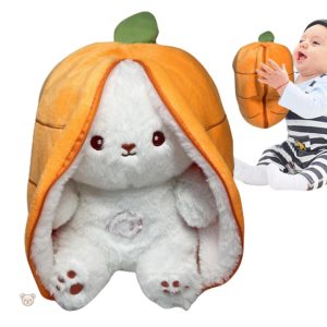 Carotte mélodieuse en peluche, compagnon de sommeil