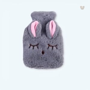 Peluche lapin chauffante douce pour l'hiver