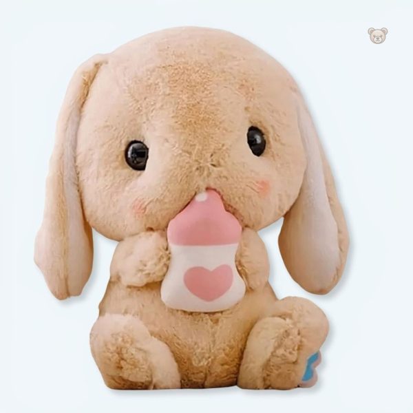 peluche-lapin-doux-avec-biberon-calin-enfant-1 Peluche lapin doux avec biberon câlin pour enfant