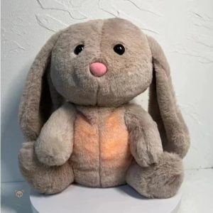 Lapin en peluche avec musique apaisante pour bébé