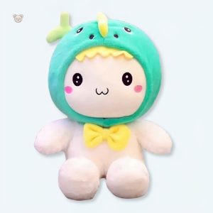 Peluche lapin doux avec bonnet marin pour enfant