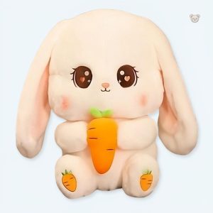 Peluche lapin doux câlin pour enfants