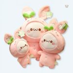 Peluche lapin doux pour enfants