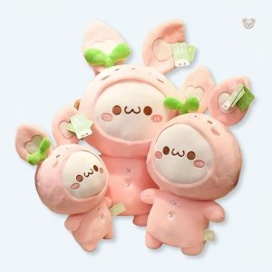 Peluche lapin doux pour enfants