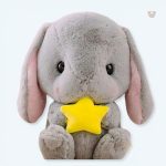 Peluche lapin doux en coton pour câlin enfant la nuit