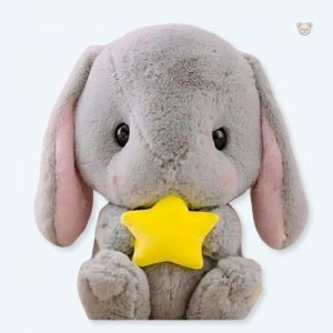 Peluche lapin doux en coton pour câlin enfant la nuit