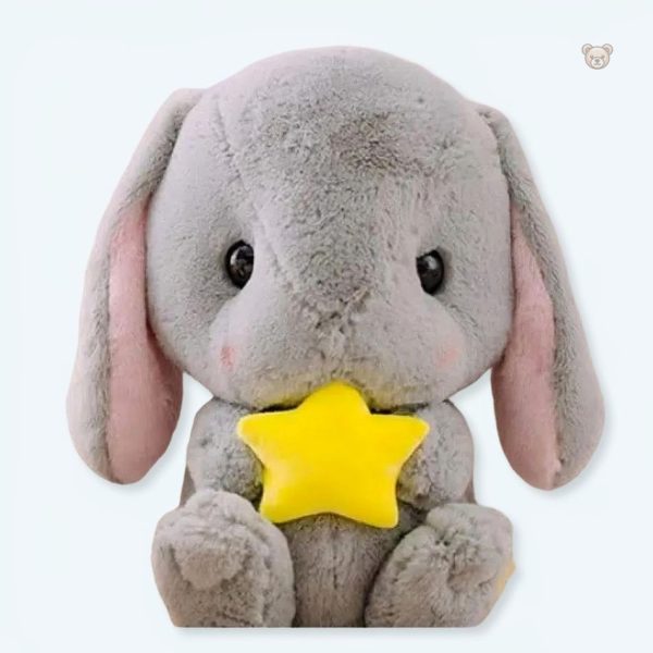 peluche-lapin-etoile-doux-coton-enfant-calin-nuit-1 Peluche lapin doux en coton pour câlin enfant la nuit