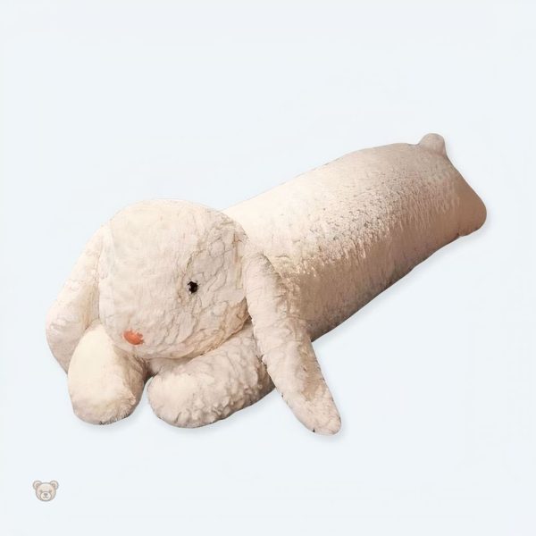 Jouet doux en forme de lapin, idéal pour le réconfort enfantin