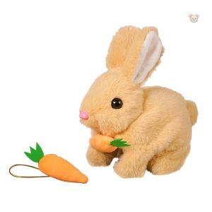 Peluche lapin lumineux, parfait compagnon de jeu