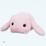 Peluche lapin rose doux pour enfant