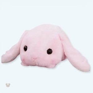 Peluche lapin rose doux pour enfant