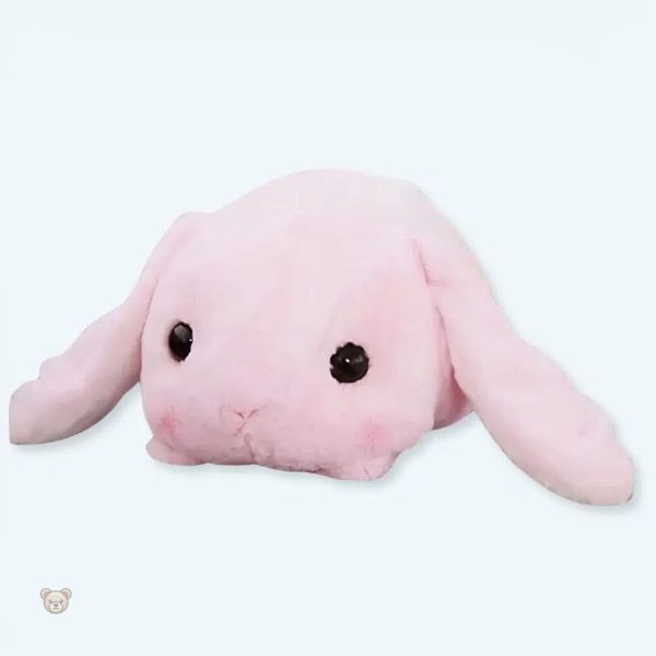 peluche-lapin-rose-doux-compagnon-enfant-chambre-1 Peluche lapin rose doux pour enfant