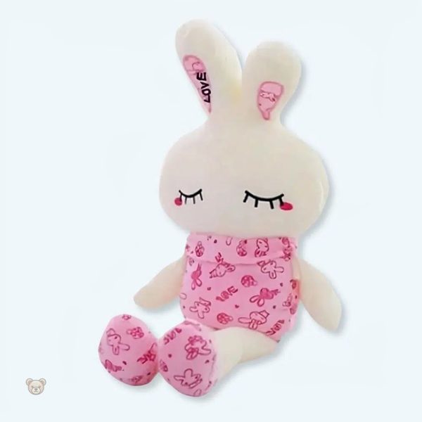 peluche-lapin-rose-lumineux-doux-compagnon-nuit-enfant-1 Peluche lapin rose lumineux pour enfant, doux compagnon de nuit