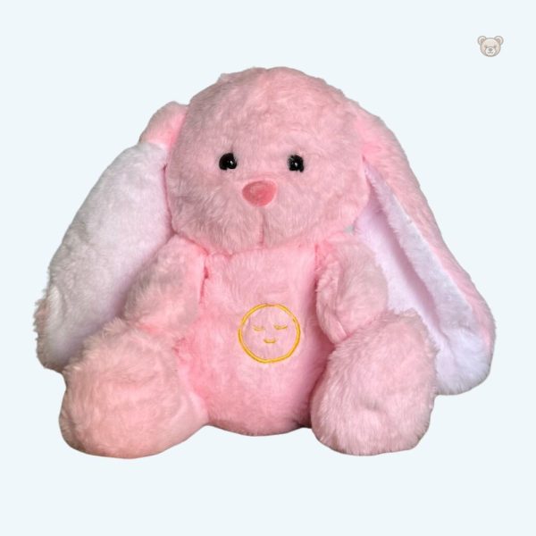 peluche-lapin-rose-veilleuse-douce-sommeil-enfant-1 Peluche lapin rose veilleuse douce pour enfant