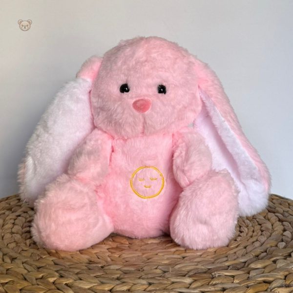 Lapin rose veilleuse idéale pour les nuits paisibles