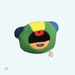 Peluche Léon Brawl Stars porte-clé douce et colorée