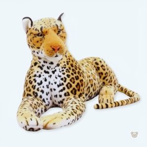 Peluche géante léopard douce pour enfant câlin