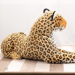 Léopard doux en peluche, compagnon idéal pour les enfants