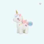 Peluche licorne douce arc-en-ciel pour enfants