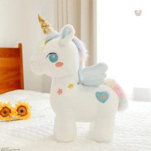 Peluche magique arc-en-ciel pour câlins enchantés