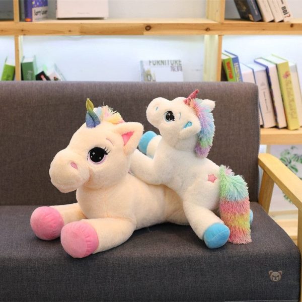 Peluche licorne douce et colorée