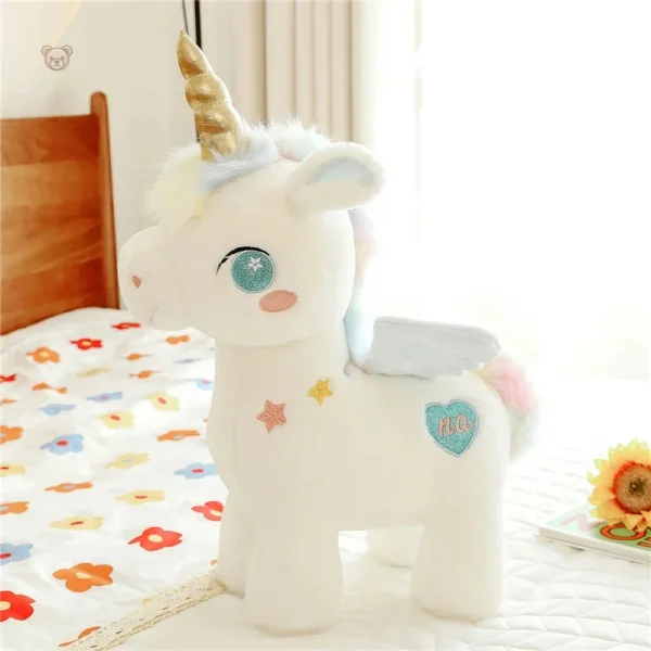 Peluche étoilée avec design licorne