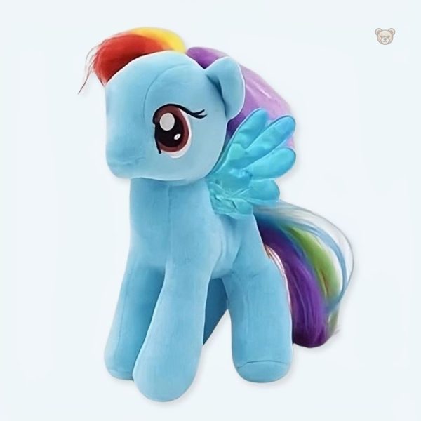 Peluche féerique en forme de licorne pour les petits