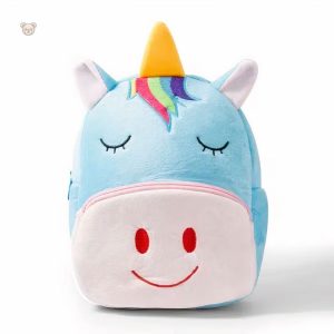 Jouet en peluche magique de couleur bleue pour câlins enfantins