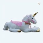 Peluche licorne blanche douce pour câlins d'enfants