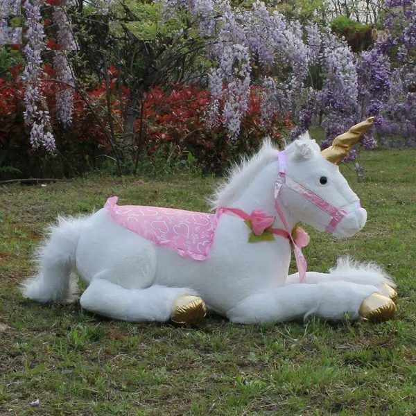 Licorne câline en peluche pour moments de tendresse