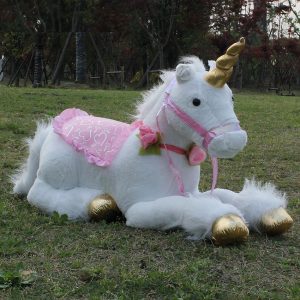 Peluche douce en forme de cheval pour les petits rêveurs