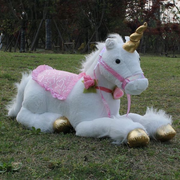 Peluche douce en forme de cheval pour les petits rêveurs