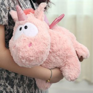 Jolie peluche licorne multicolore pour câlins