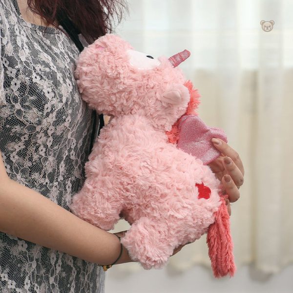 Peluche licorne épaisse, idéale pour les enfants