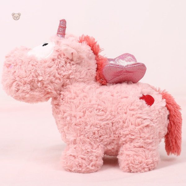 Peluche licorne colorée, compagnon de jeu doux et amusant