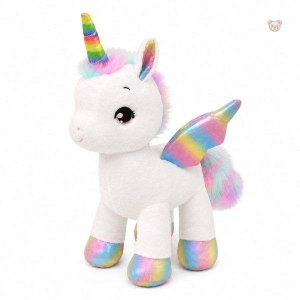 Peluche licorne tendre, idéale pour les câlins