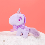 Peluche licorne avec cornet brillant, cadeau adoré