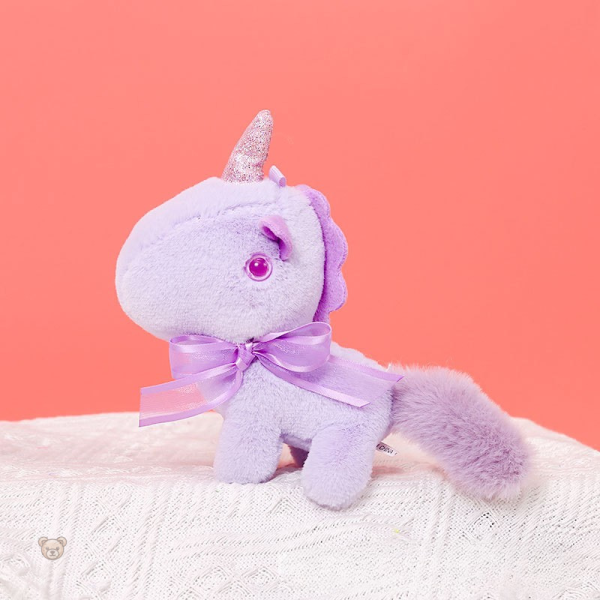 Peluche licorne avec cornet brillant, cadeau adoré
