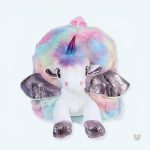 Peluche licorne multicolore douce pour enfant