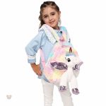 Accessoire enfant : sac à dos licorne aux couleurs vives