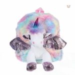 Peluche licorne sac à dos, parfait pour les sorties scolaires