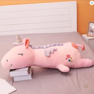 Licorne douce et colorée, parfaite comme oreiller décoratif