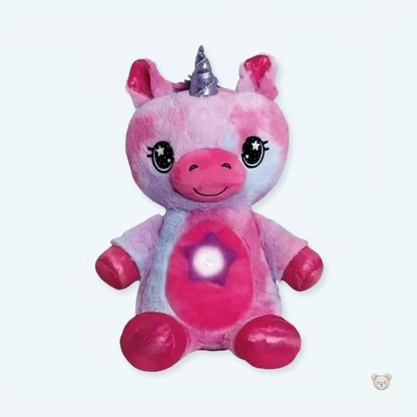peluche-licorne-rose-douce-enfant-chambre-magique-1 Peluche licorne rose douce pour enfant dans une chambre magique