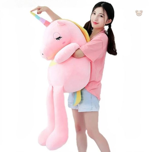 Licorne douce XXL, compagnon idéal pour les enfants