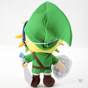 Peluche douce représentant Link, héros de l’aventure Zelda