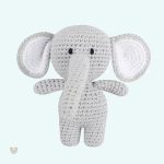 Peluche lion douce crochet safari forêt tropicale