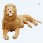 Peluche lion géant douce pour chambre d'enfant